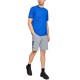 Men's Under Armour Sportstyle Cotton Logo grey shorts 1329300 035