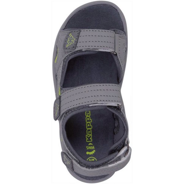 Kappa Early II K Footwear Kids grey lime green sandals 260373K 1633