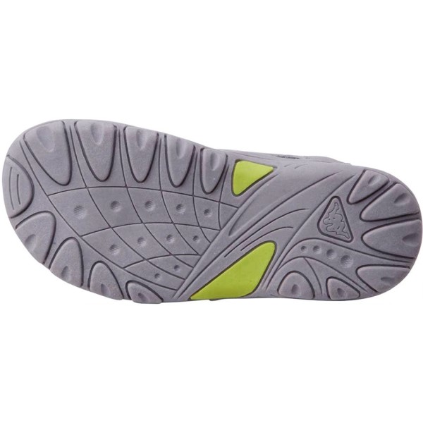 Kappa Early II K Footwear Kids grey lime green sandals 260373K 1633