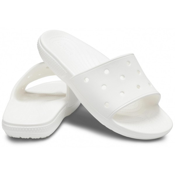 Women's Crocs Classic Slide white 206121 100 flip-flops