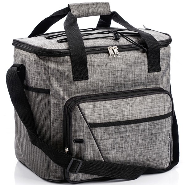 Meteor Frosty grey-black thermal bag 74597