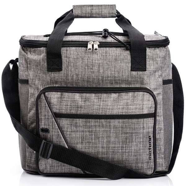 Meteor Frosty grey-black thermal bag 74597