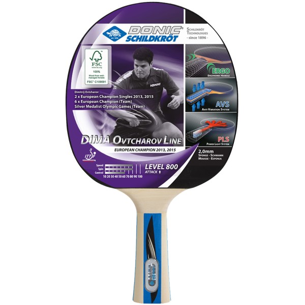 Donic Ovtcharov 800 754414 ping pong racket