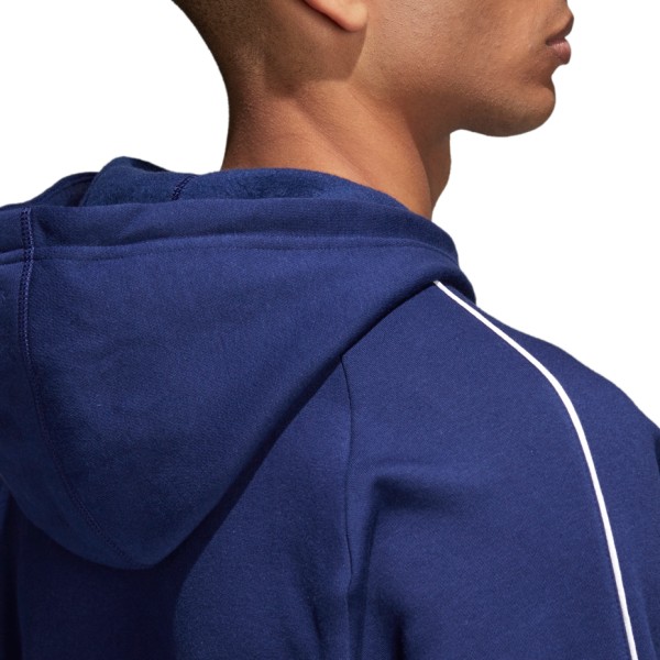 Men's adidas Core 18 Hoody sweatshirt navy blue CV3332