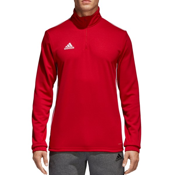 Men's adidas Core 18 Training Top sweatshirt red CV3999