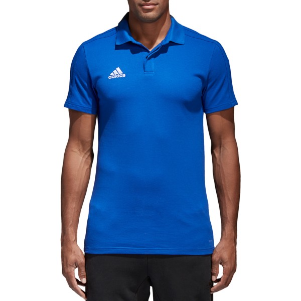 Men's adidas Condivo 18 Cotton Polo shirt blue CF4375