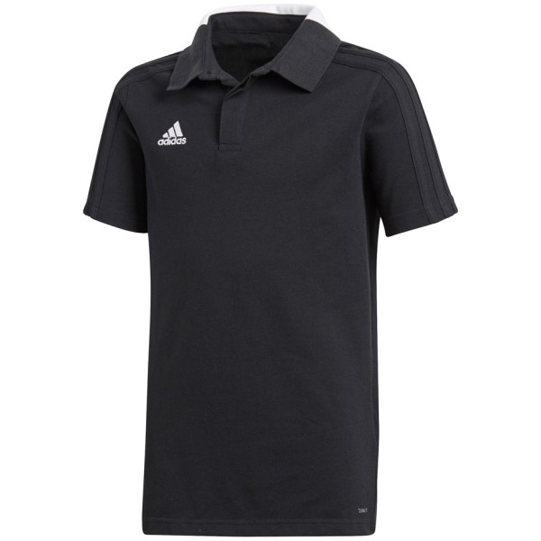 Children's adidas Condivo 18 Cotton Polo JUNIOR T-shirt black CF4373