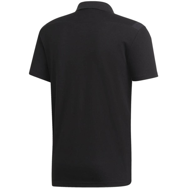 Men's adidas Tiro 19 Cotton Polo shirt black DU0867