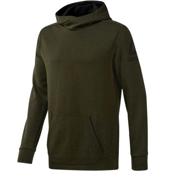 Men's Reebok Workout Doubleknit Hoodie Green DW7396