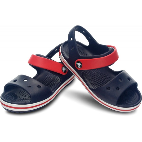 Crocs Crocband Sandal Kids navy blue and red 12856 485