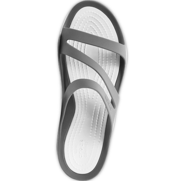 Women's flip-flops Crocs Swiftwater Sandal W grey and white 203998 06X