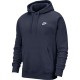 Men's Nike NSW Club Hoodie navy blue BV2654 410 sweatshirt