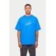 The Couture Club Puff Print Signature relaxed Fit T-Shirt - Blue