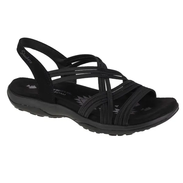 Skechers Reggae Slim Simply Stretch Sandals 163023-BLK