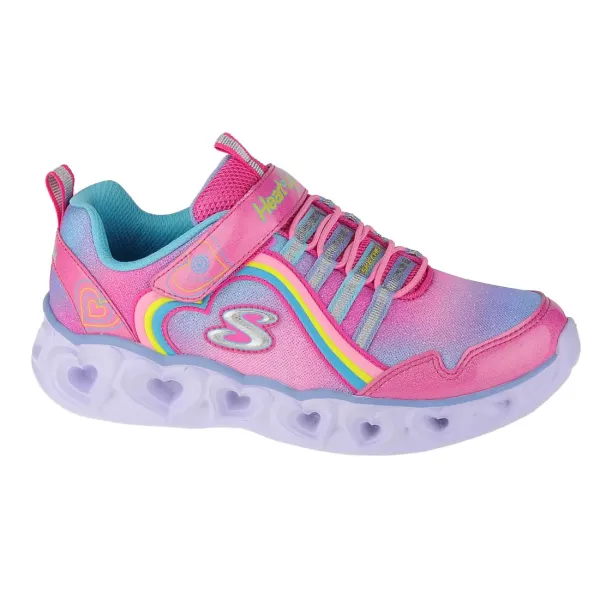 Skechers Heart Lights-Rainbow Lux 302308L-PKMT