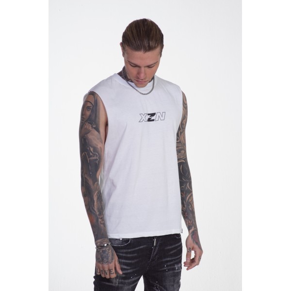 Aμάνικο Tshirt Xzeno 1130W Λευκό