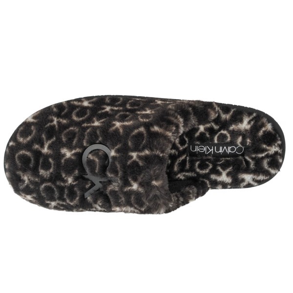 Calvin Klein Slipper Mule Fur Mono HW0HW00536-0GK