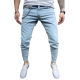 Jean ΟΕΜ 6109 Μπλέ Aνοιχτό Slim fit