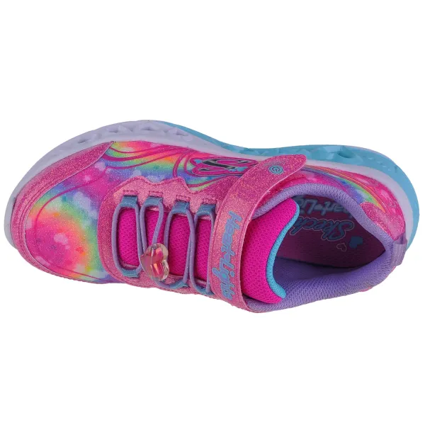 Skechers Flutter Heart Lights-Groovy Swirl 303253L-HPLV