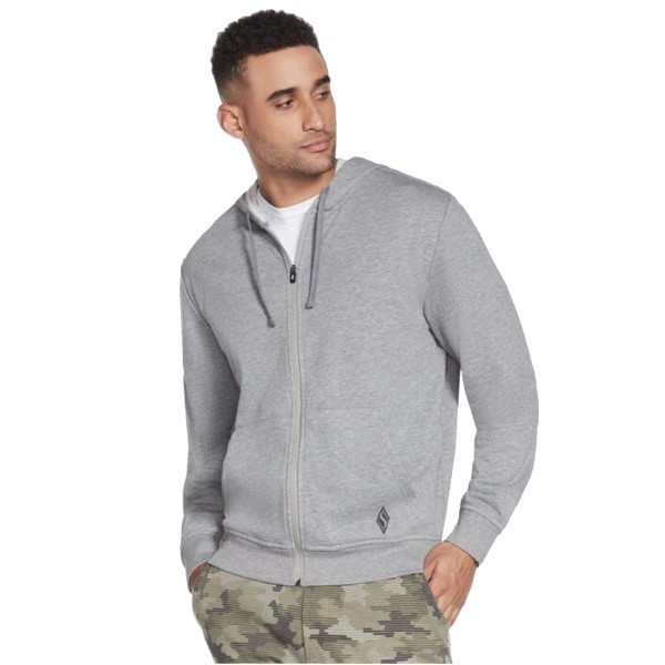 Skechers Go Walk Everywhere Full Zip Hoodie M3JA181-LTGY