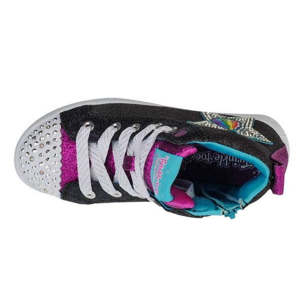 Skechers Twi-Lites Patch Cuties 20234L-BKMT