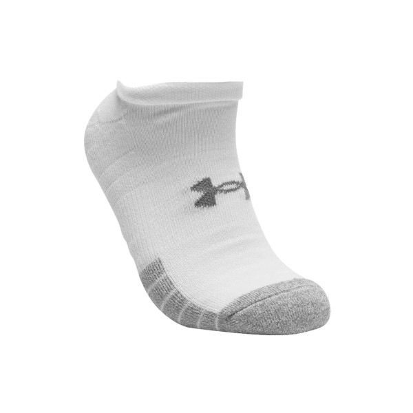 Under Armour HeatGear No Show Socks 3-Pack 1346755-100