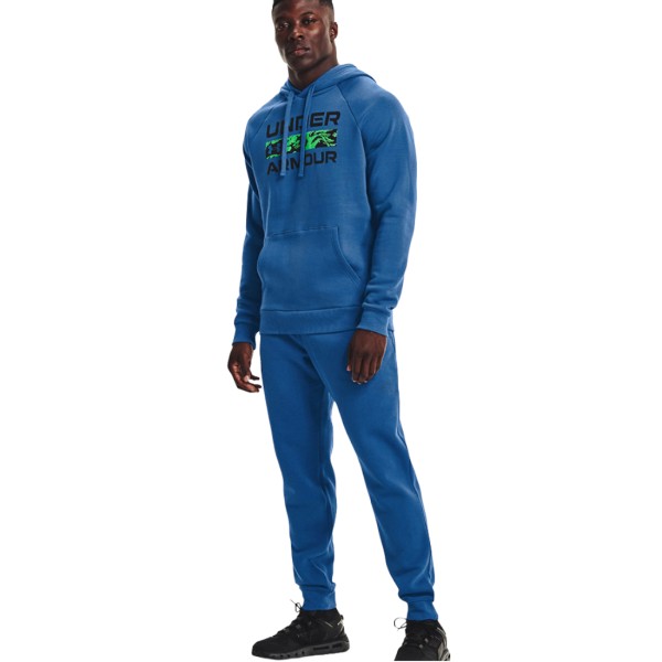 Under Armour Rival Fleece Signature Hoodie 1366363-432