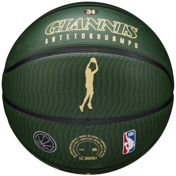 Wilson NBA Player Icon Giannis Antetokounmpo Outdoor Ball WZ4006201XB