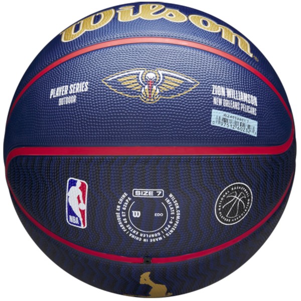 Wilson NBA Player Icon Zion Williamson Outdoor Ball WZ4008601XB7